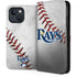 MLB Tampa Bay Rays Game Ball iPhone 15 Plus Folio Case
