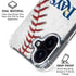 MLB Tampa Bay Rays Game Ball iPhone 16 Clear Case
