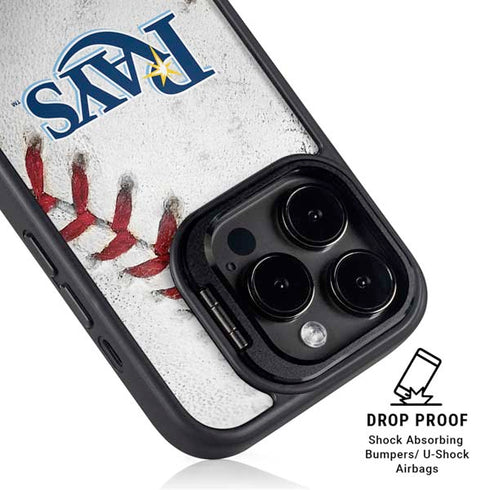 MLB Tampa Bay Rays Game Ball iPhone 16 Pro Kickstand Case