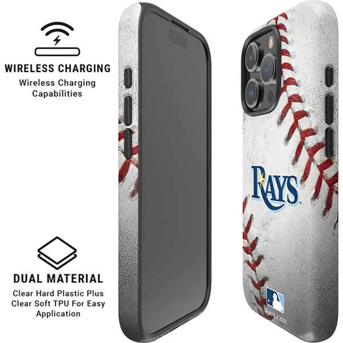 MLB Tampa Bay Rays Game Ball iPhone 16 Pro Magsafe Impact Case