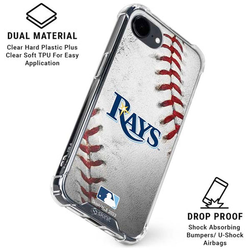 MLB Tampa Bay Rays Game Ball iPhone 16e Clear Case