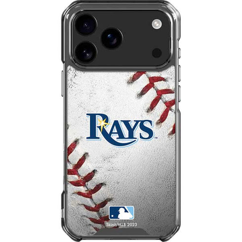MLB Tampa Bay Rays Game Ball iPhone 18 Pro Max Clear Case