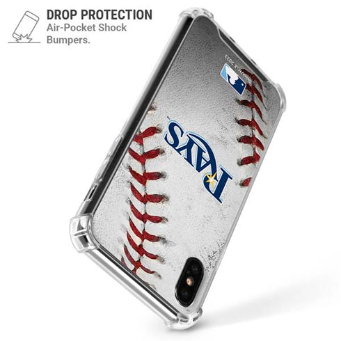 MLB Tampa Bay Rays Game Ball iPhone X/XS Clear Case