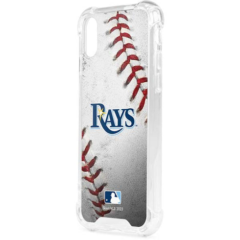 MLB Tampa Bay Rays Game Ball iPhone XS Clear Case