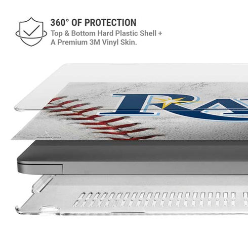 MLB Tampa Bay Rays Game Ball MacBook Cases