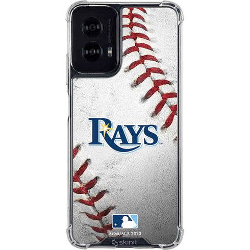 MLB Tampa Bay Rays Game Ball Moto G Power 5G (2024) Clear Case