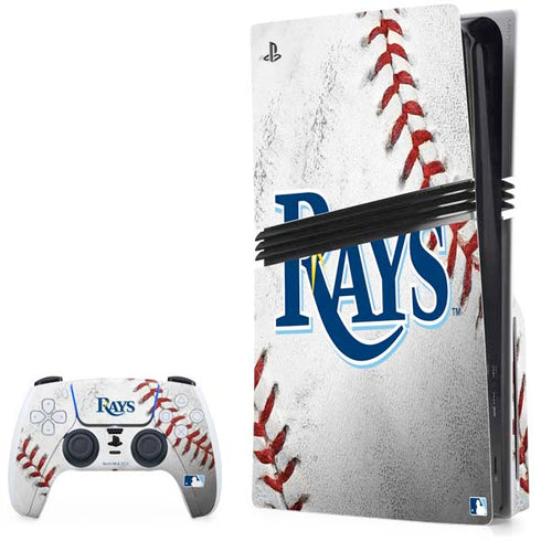 MLB Tampa Bay Rays Game Ball PS5 Pro Disk Bundle Skin