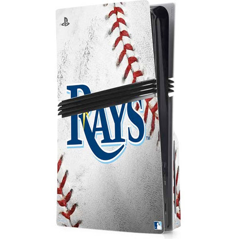 MLB Tampa Bay Rays Game Ball PS5 Pro Disk Console Skin
