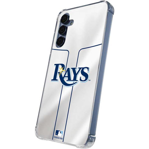 MLB Tampa Bay Rays Home Jersey Galaxy A35 5G Clear Case