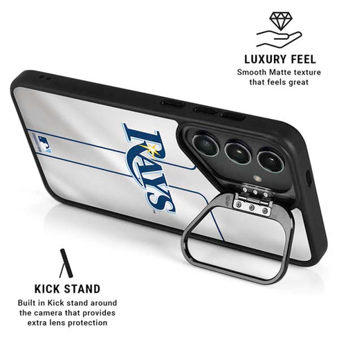 MLB Tampa Bay Rays Home Jersey Galaxy S25 Kickstand Case