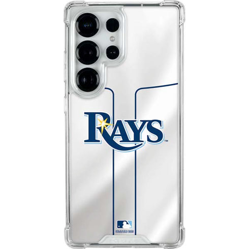 MLB Tampa Bay Rays Home Jersey Galaxy S25 Ultra Clear Case