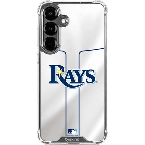 MLB Tampa Bay Rays Home Jersey Galaxy S26 Clear Case