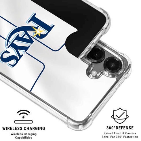 MLB Tampa Bay Rays Home Jersey Galaxy S26 Plus Clear Case
