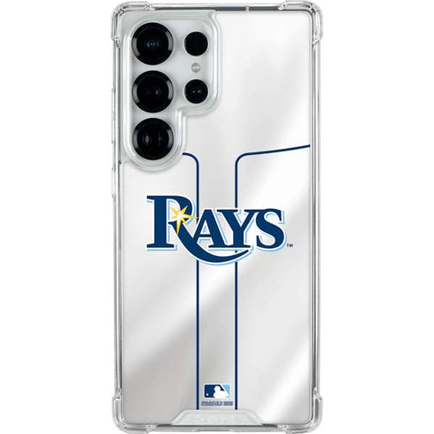 MLB Tampa Bay Rays Home Jersey Galaxy S26 Ultra Clear Case