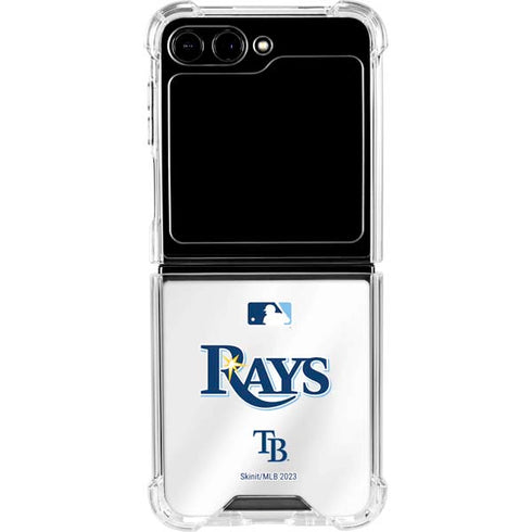 MLB Tampa Bay Rays Home Jersey Galaxy Z Flip6 Clear Case