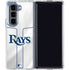 MLB Tampa Bay Rays Home Jersey Galaxy Z Fold5 5G Clear Case