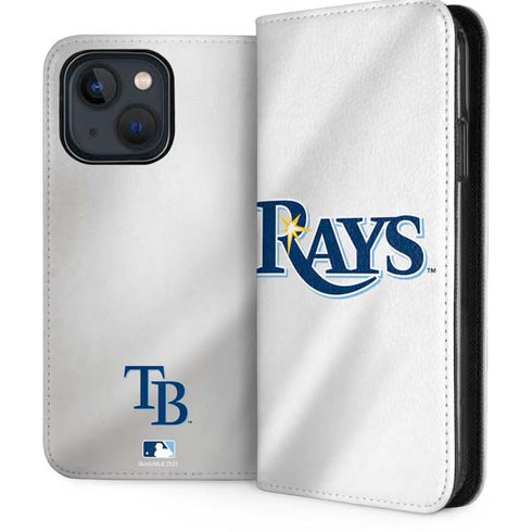 MLB Tampa Bay Rays Home Jersey iPhone 15 Folio Case
