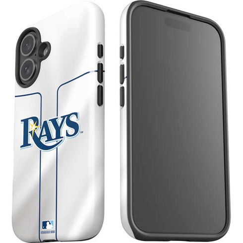 MLB Tampa Bay Rays Home Jersey iPhone 16 Plus Impact Case