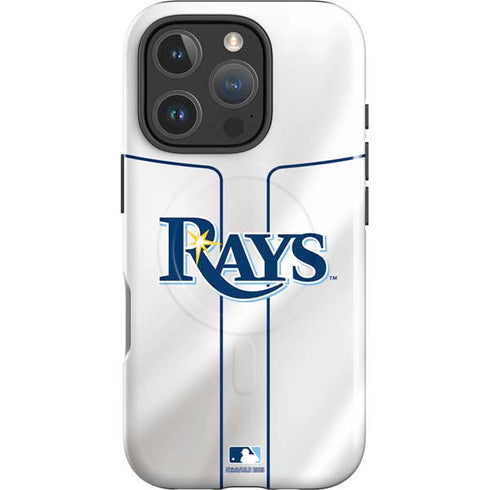 MLB Tampa Bay Rays Home Jersey iPhone 16 Pro Max Magsafe Impact Case