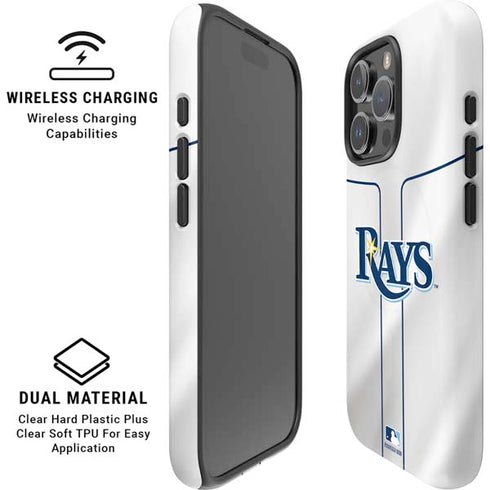 MLB Tampa Bay Rays Home Jersey iPhone 16 Pro Max Magsafe Impact Case