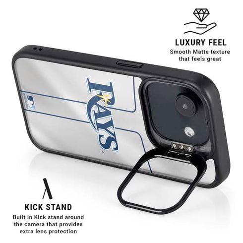 MLB Tampa Bay Rays Home Jersey iPhone 16e Kickstand Case