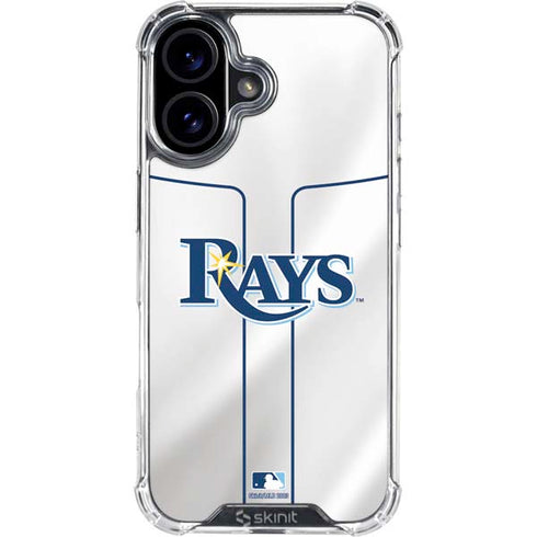 MLB Tampa Bay Rays Home Jersey iPhone 17 Clear Case