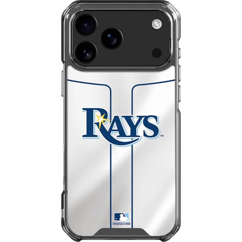 MLB Tampa Bay Rays Home Jersey iPhone 18 Pro Max Clear Case