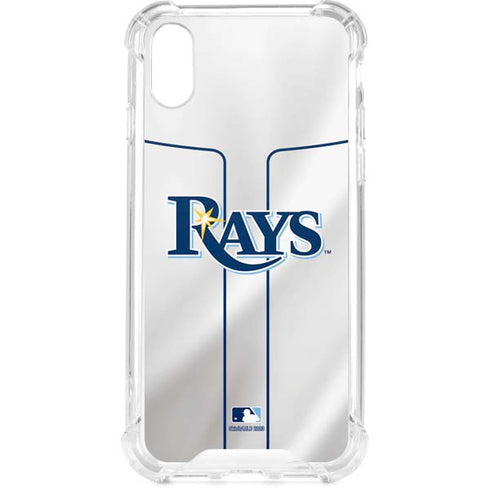 MLB Tampa Bay Rays Home Jersey iPhone XS Clear Case