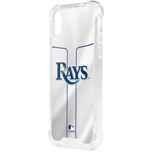 MLB Tampa Bay Rays Home Jersey iPhone XS Clear Case