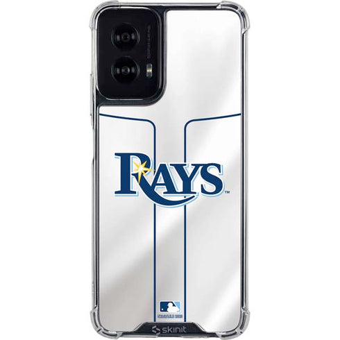 MLB Tampa Bay Rays Home Jersey Moto G Power 5G (2024) Clear Case