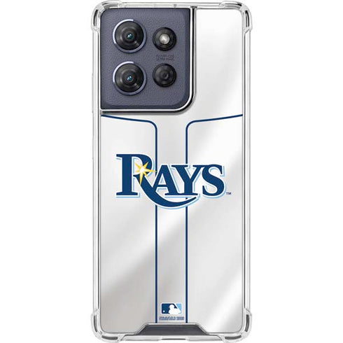 MLB Tampa Bay Rays Home Jersey Moto G Stylus 5G (2025) Clear Case