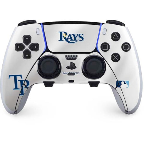 MLB Tampa Bay Rays Home Jersey PS5 DualSense Edge Pro Controller Skin