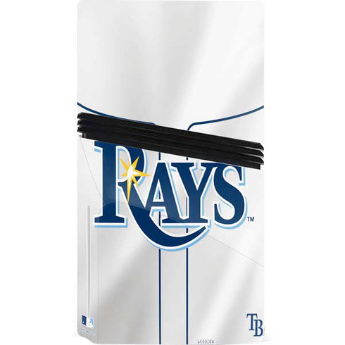 MLB Tampa Bay Rays Home Jersey PS5 Pro Disk Console Skin