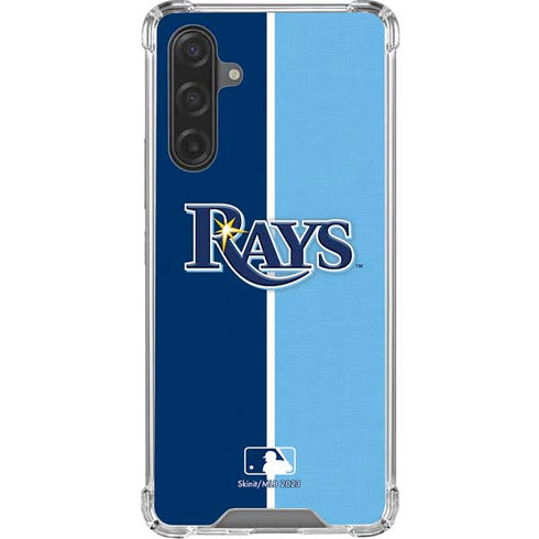 MLB Tampa Bay Rays Split Galaxy A17 Clear Case