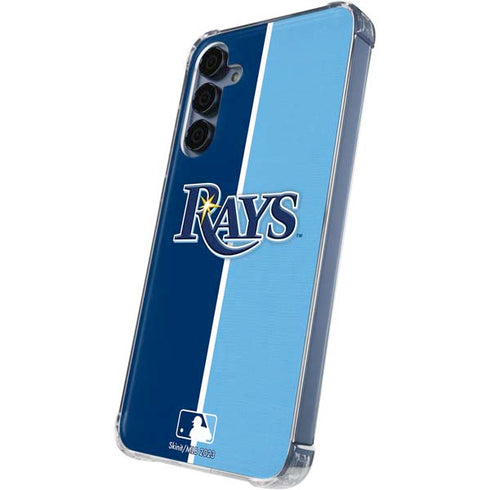 MLB Tampa Bay Rays Split Galaxy A35 5G Clear Case