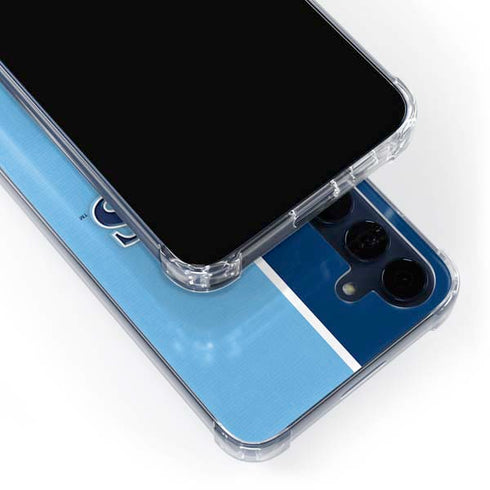 MLB Tampa Bay Rays Split Galaxy A55 5G Clear Case