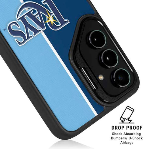 MLB Tampa Bay Rays Split Galaxy S24 FE Kickstand Case