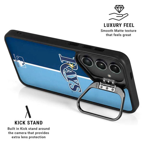 MLB Tampa Bay Rays Split Galaxy S25 Kickstand Case
