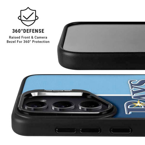 MLB Tampa Bay Rays Split Galaxy S25 Kickstand Case