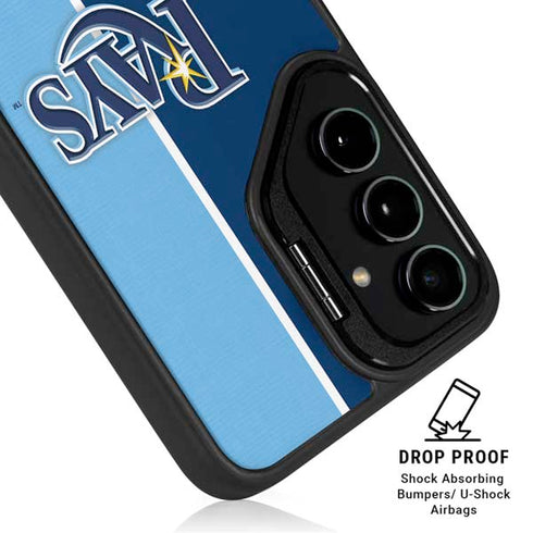 MLB Tampa Bay Rays Split Galaxy S25 Kickstand Case