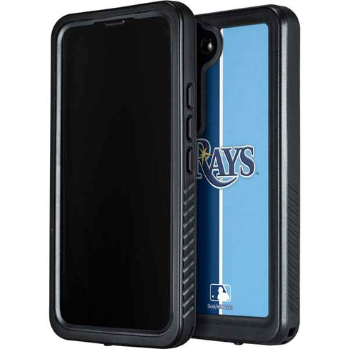 MLB Tampa Bay Rays Split Galaxy S24 Plus Waterproof Case