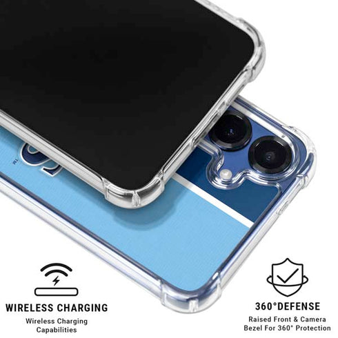 MLB Tampa Bay Rays Split Galaxy S25 Plus Clear Case