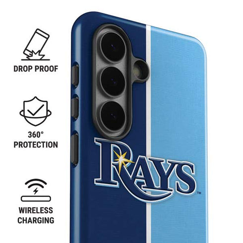 MLB Tampa Bay Rays Split Galaxy S26 Impact Case