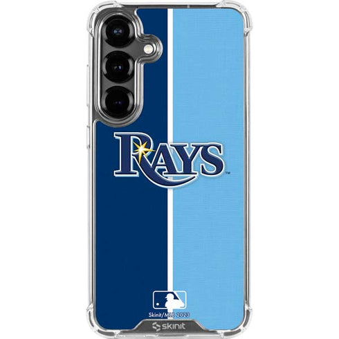 MLB Tampa Bay Rays Split Galaxy S26 Plus Clear Case