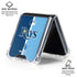 MLB Tampa Bay Rays Split Galaxy Z Flip6 Clear Case