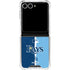 MLB Tampa Bay Rays Split Galaxy Z Flip7 Clear Case