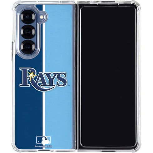 MLB Tampa Bay Rays Split Galaxy Z Fold6 Clear Case