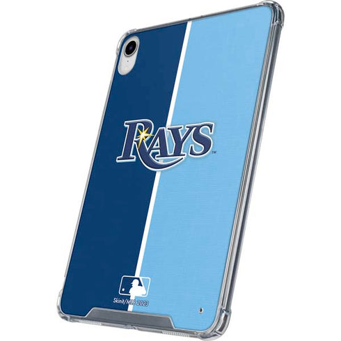 MLB Tampa Bay Rays Split iPad 11th Gen (2025) Clear Case