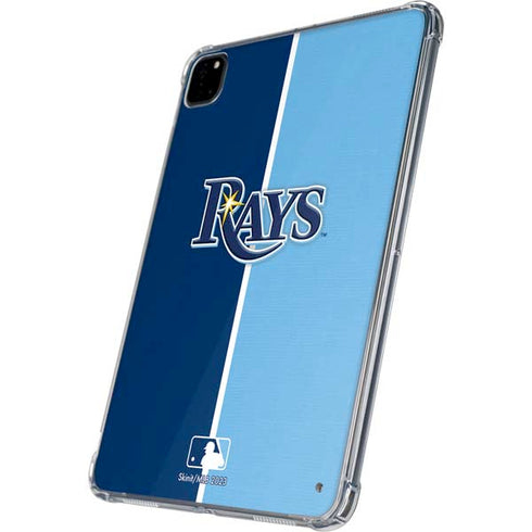 MLB Tampa Bay Rays Split iPad Pro 11in (2024) Clear Case