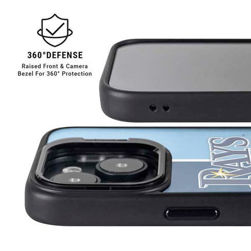 MLB Tampa Bay Rays Split iPhone 14 Kickstand Case